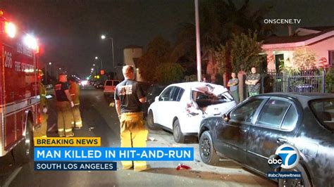 Man dead after South Los Angeles hit-and-run